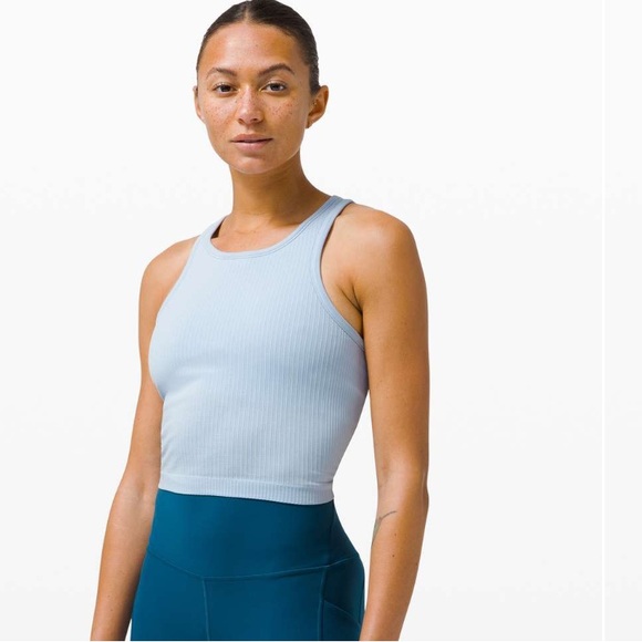 Lululemon Ebb To Street Racerback Crop Tank - Picture 1 of 5